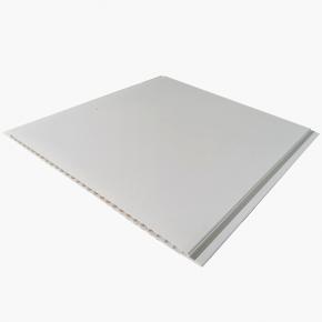 P255 Siding groove +sliver line decoration white glossy  ceiling panel 250x7mm